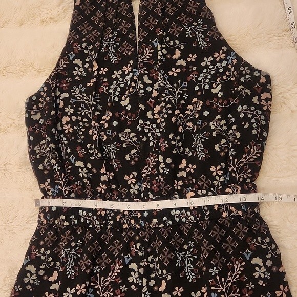 Ted Baker Black Hazel High-Neck Marcila Wide-Leg Jumpsuit Ted size 2-US size 4-6 - Picture 12 of 16